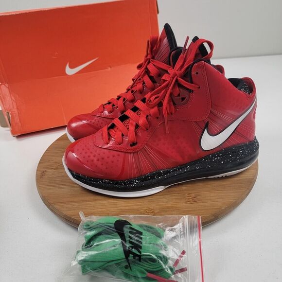 Nike Lebron 8 V/2 Christmas 2010 Sneakers Mens 7Y Womens Shoe Sz 9 (431888-600) - Picture 1 of 15